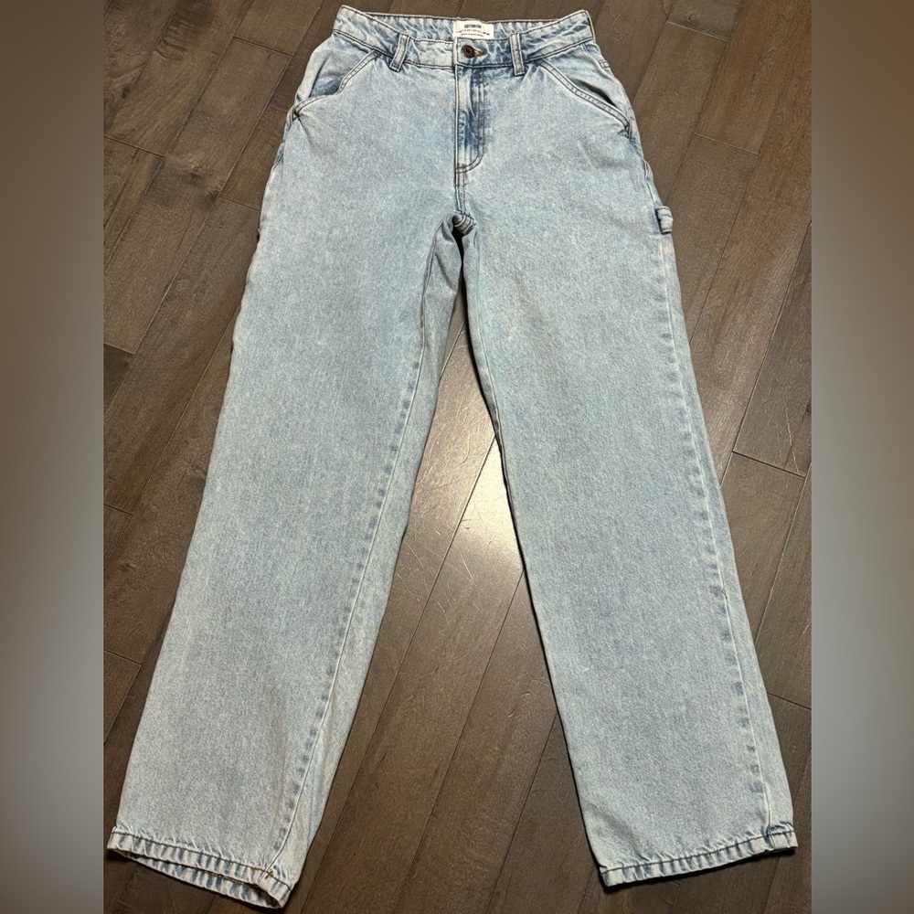 Cotton On Carpenter Jeans Women’s Size 2 (AU 6 / EU 34) – Light Wash Denim - Picture 2 of 10